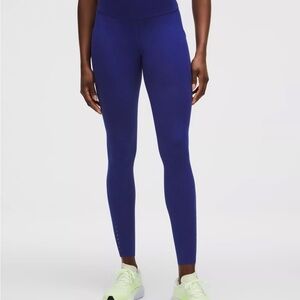 Lululemon Fast and Free Blue Tights